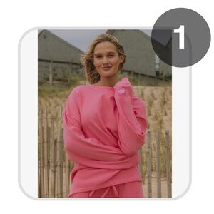 Daily Drills Cheeks Waffle Knit Crewneck XS/S